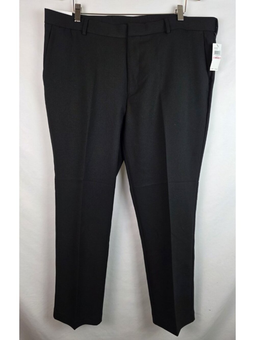 Van Heusen Traveler Men's Dress Pants Size 40 x 30 Black Slim Fit Pant